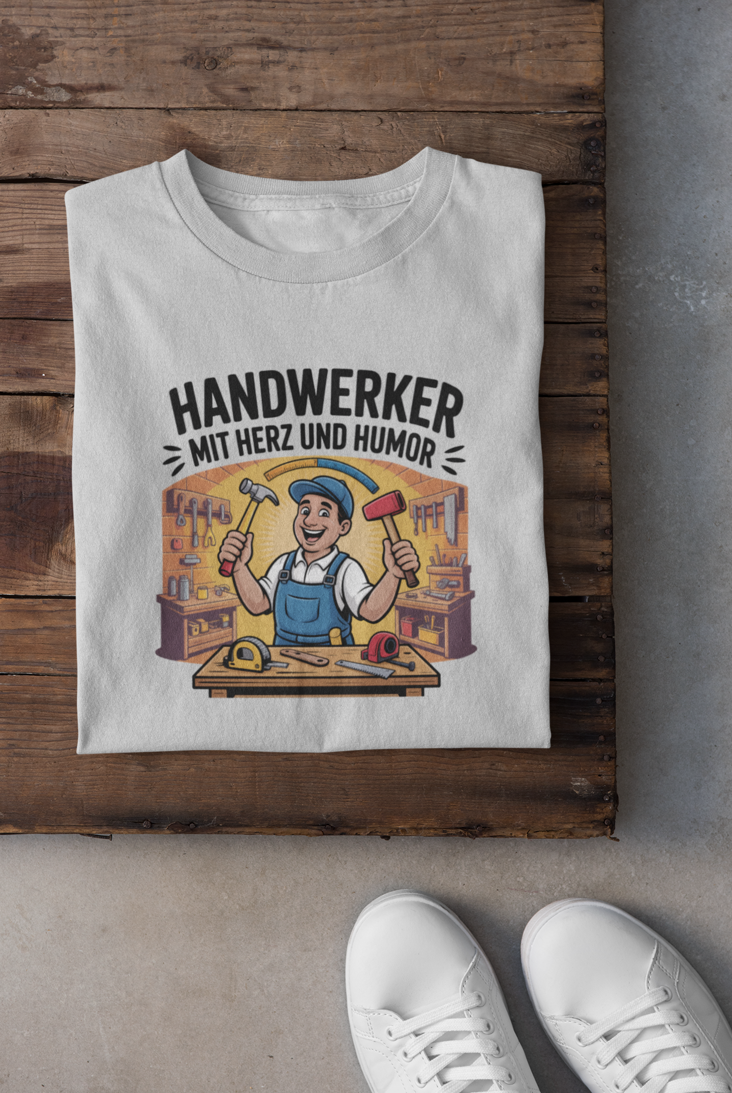 Handwerker mit Herz und Humor T-Shirt