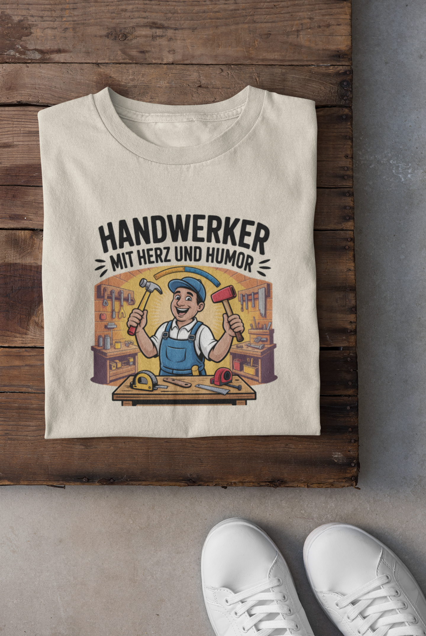 Handwerker mit Herz und Humor T-Shirt