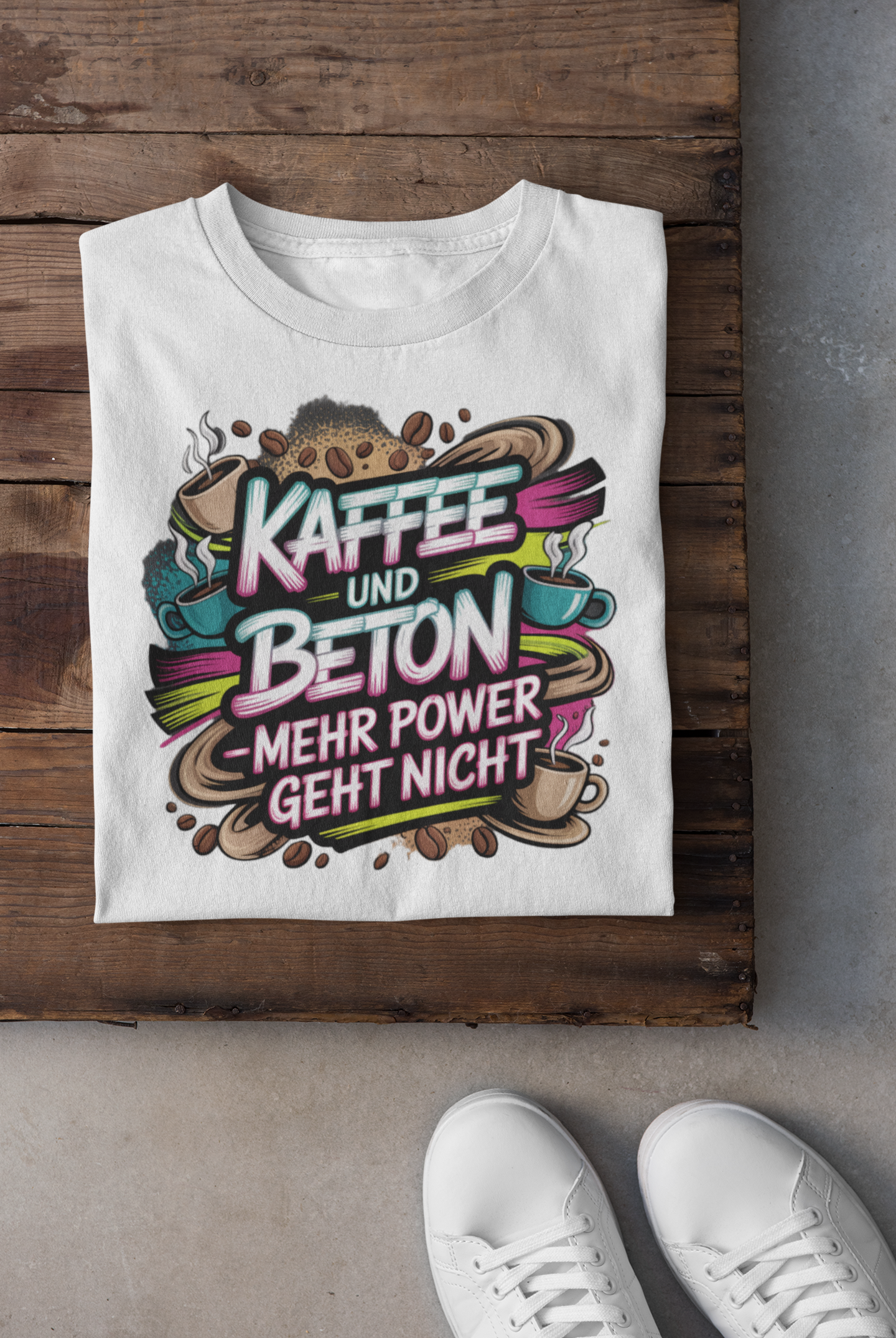 Kaffee und Beton T-Shirt
