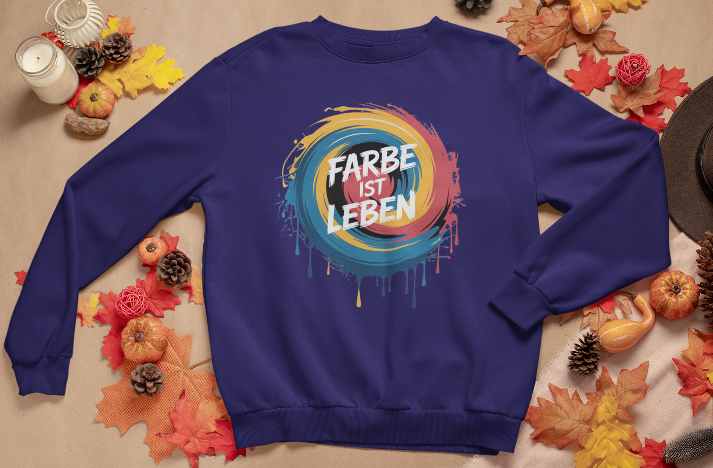 Farbe ist Leben Sweatshirt