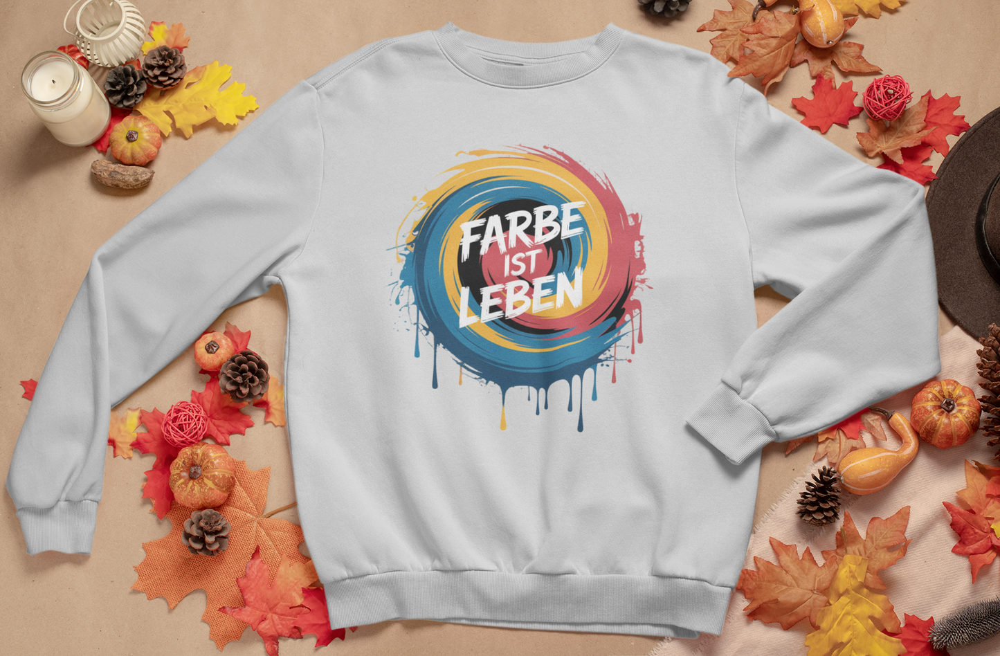 Farbe ist Leben Sweatshirt