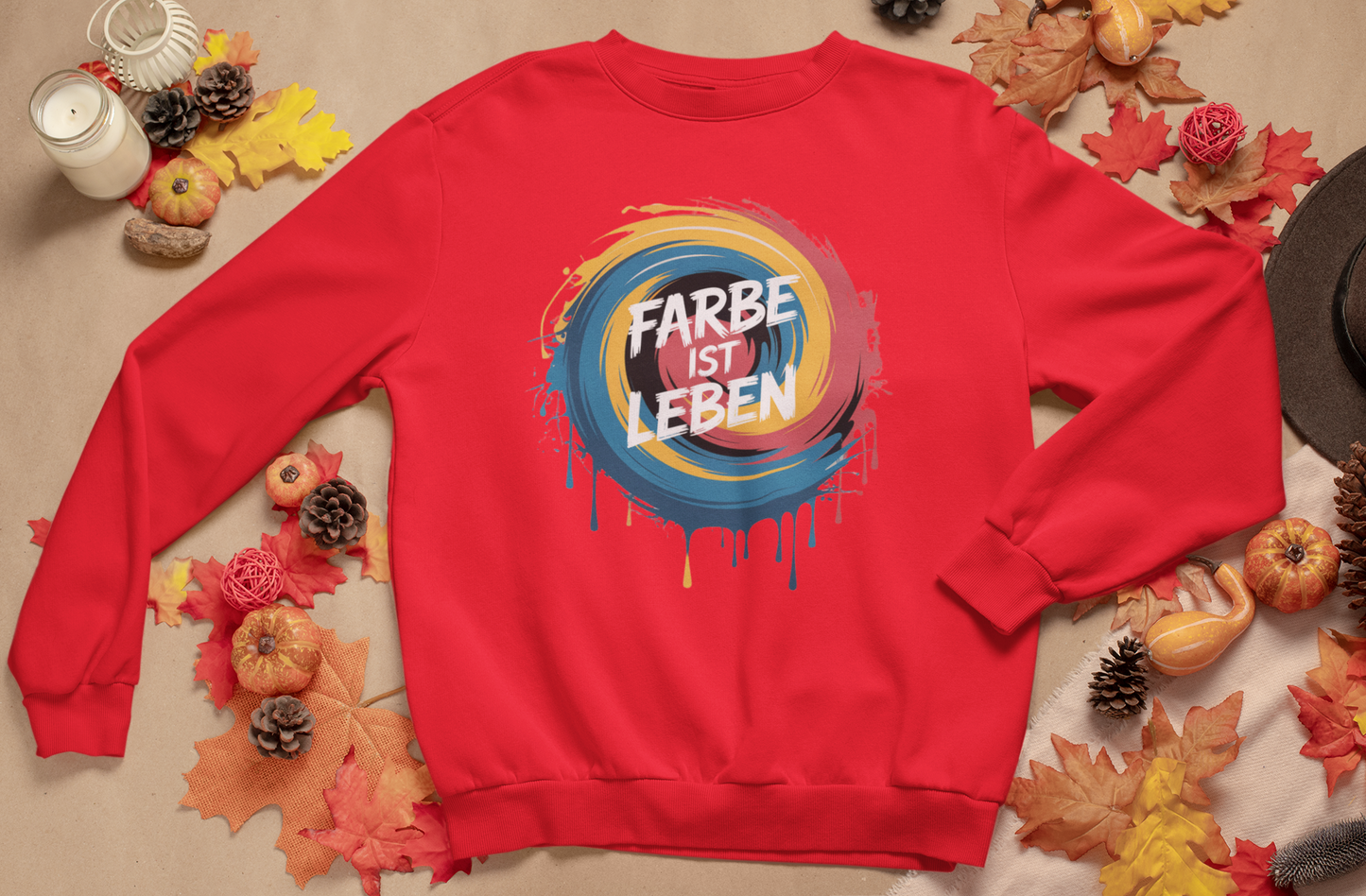 Farbe ist Leben Sweatshirt
