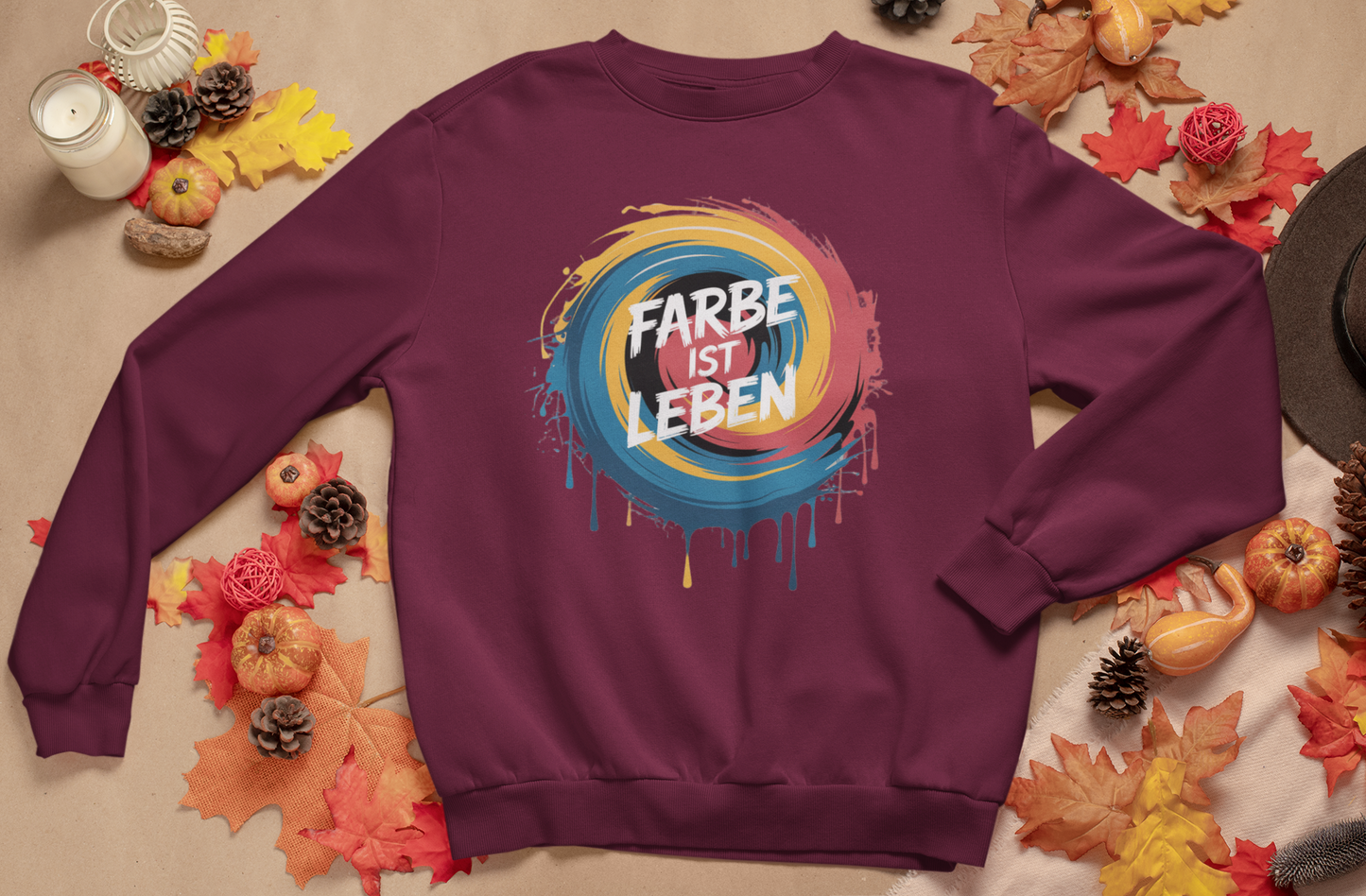 Farbe ist Leben Sweatshirt