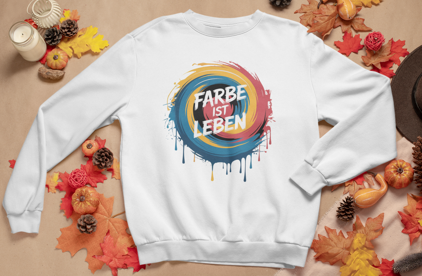 Farbe ist Leben Sweatshirt