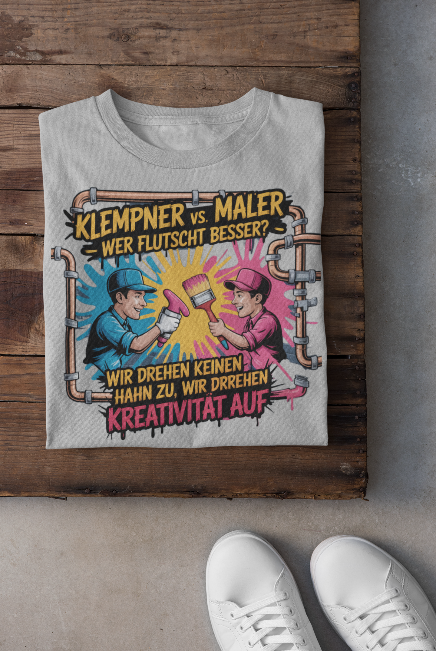 Klempner vs Maler T-Shirt