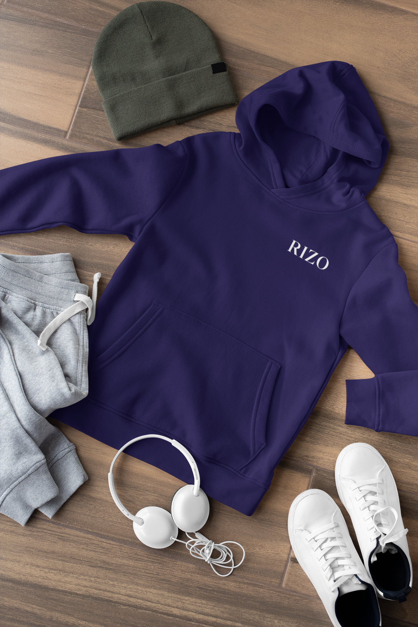 Rizo Hoodie Hinten und Vorne