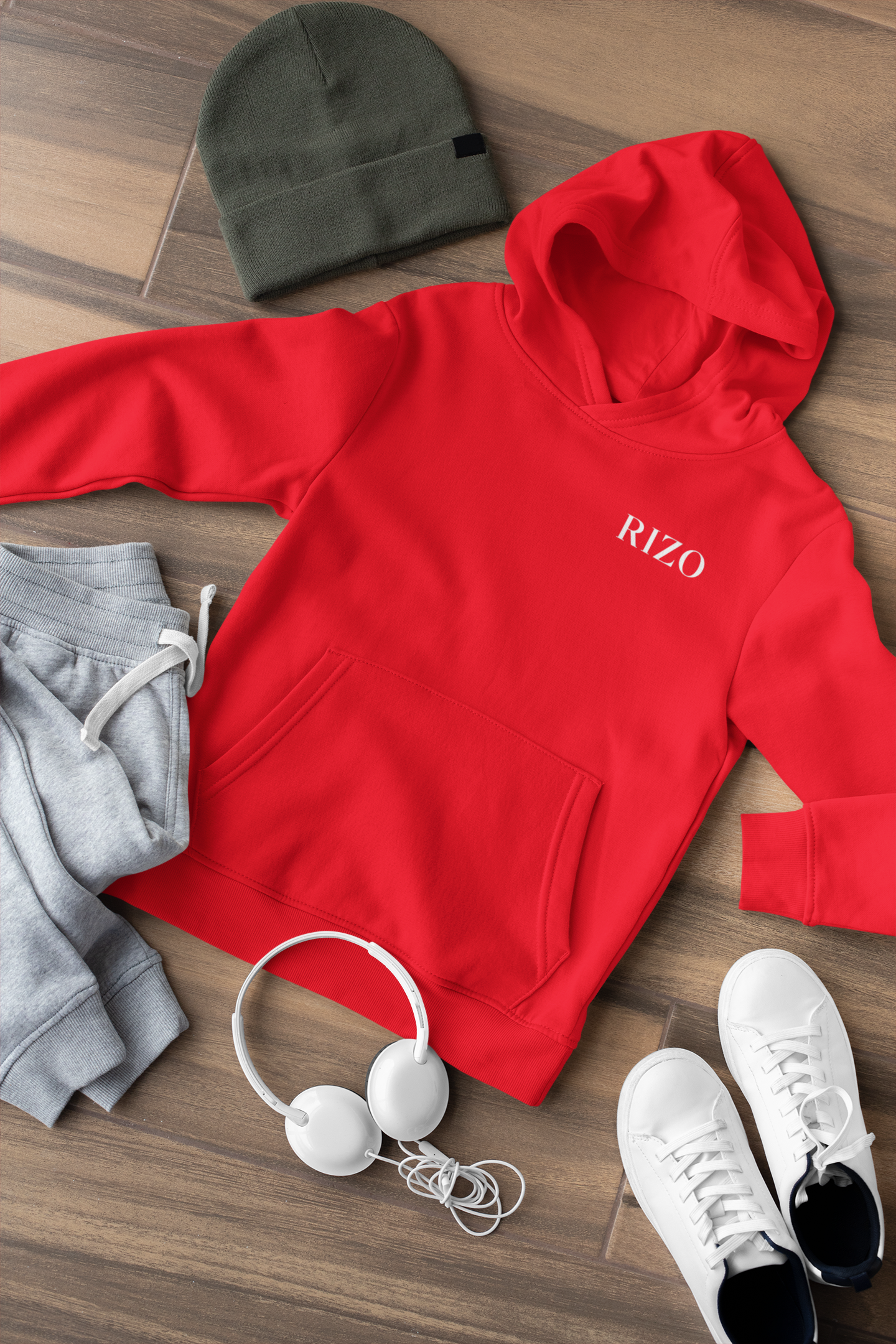 Rizo Hoodie Hinten und Vorne