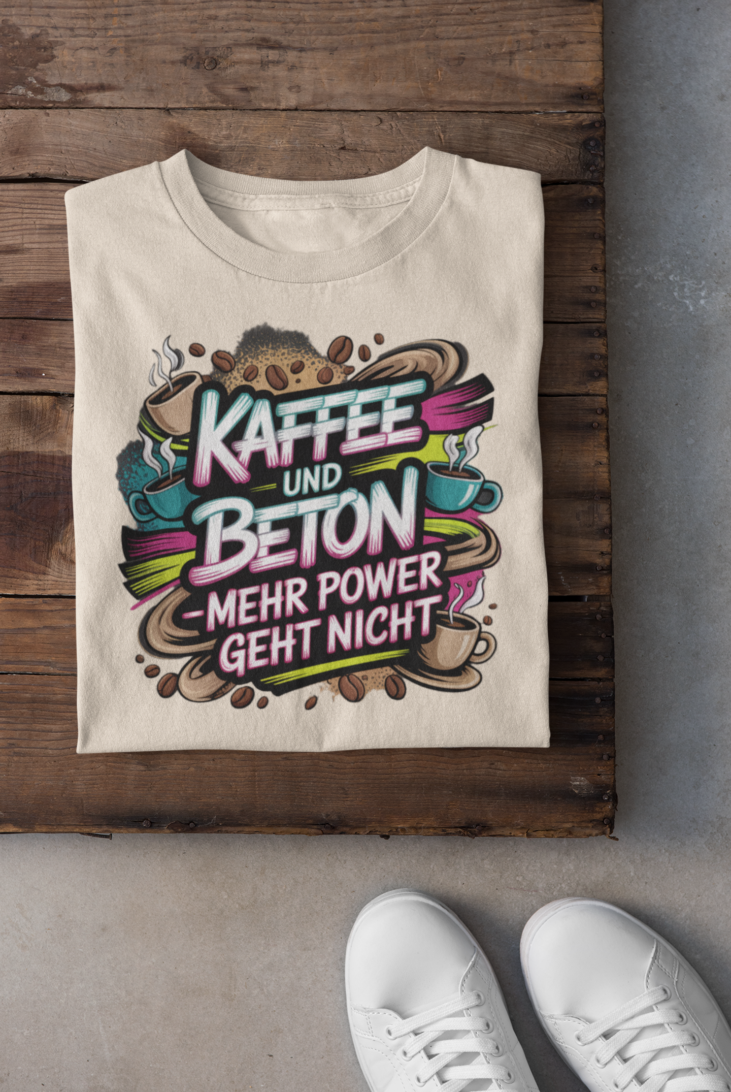 Kaffee und Beton T-Shirt