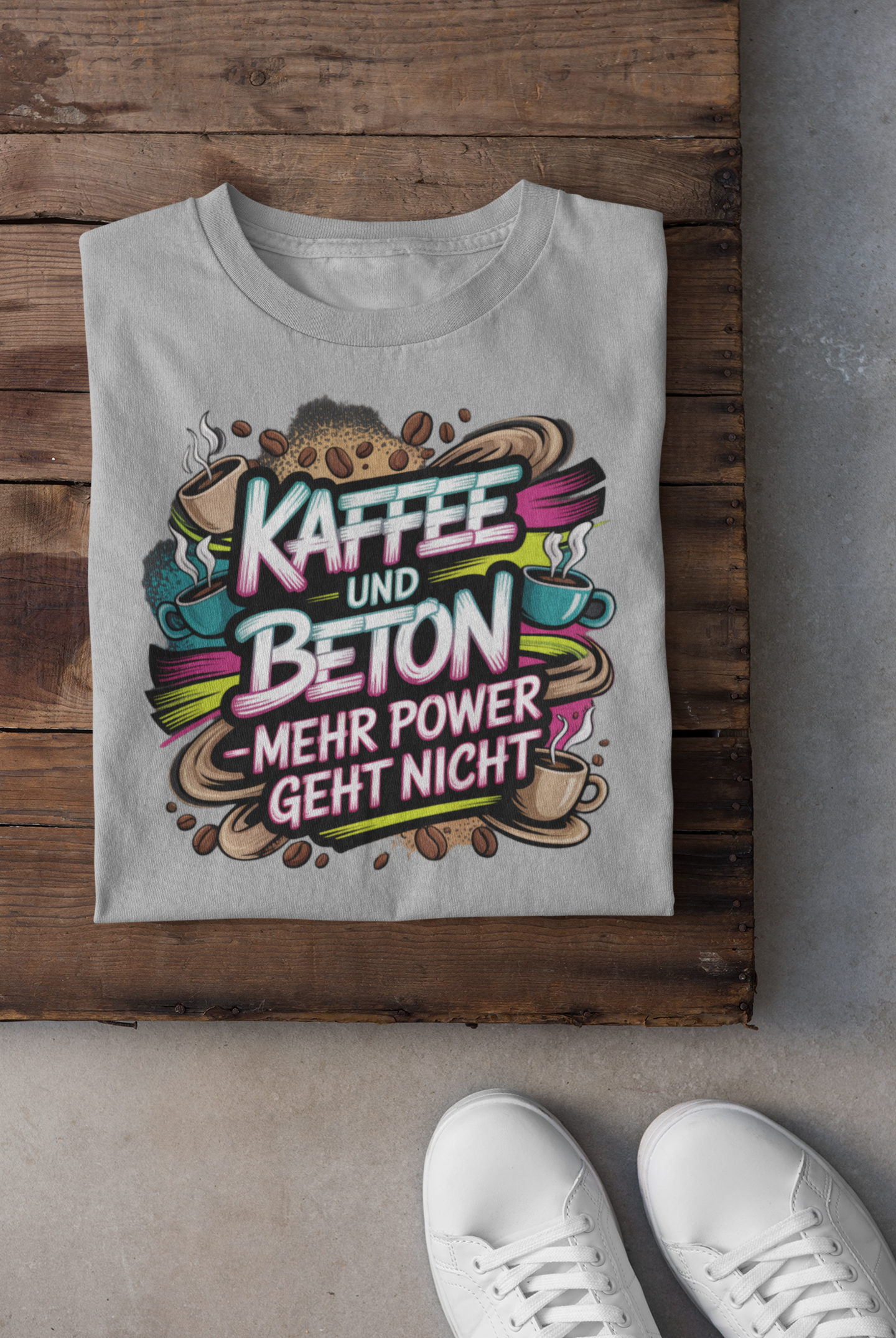 Kaffee und Beton T-Shirt