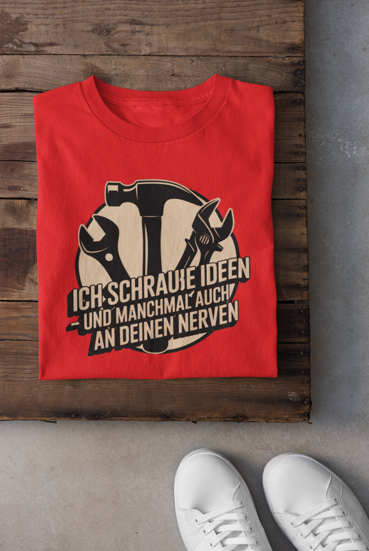 Ich Schraube Ideen T-Shirt